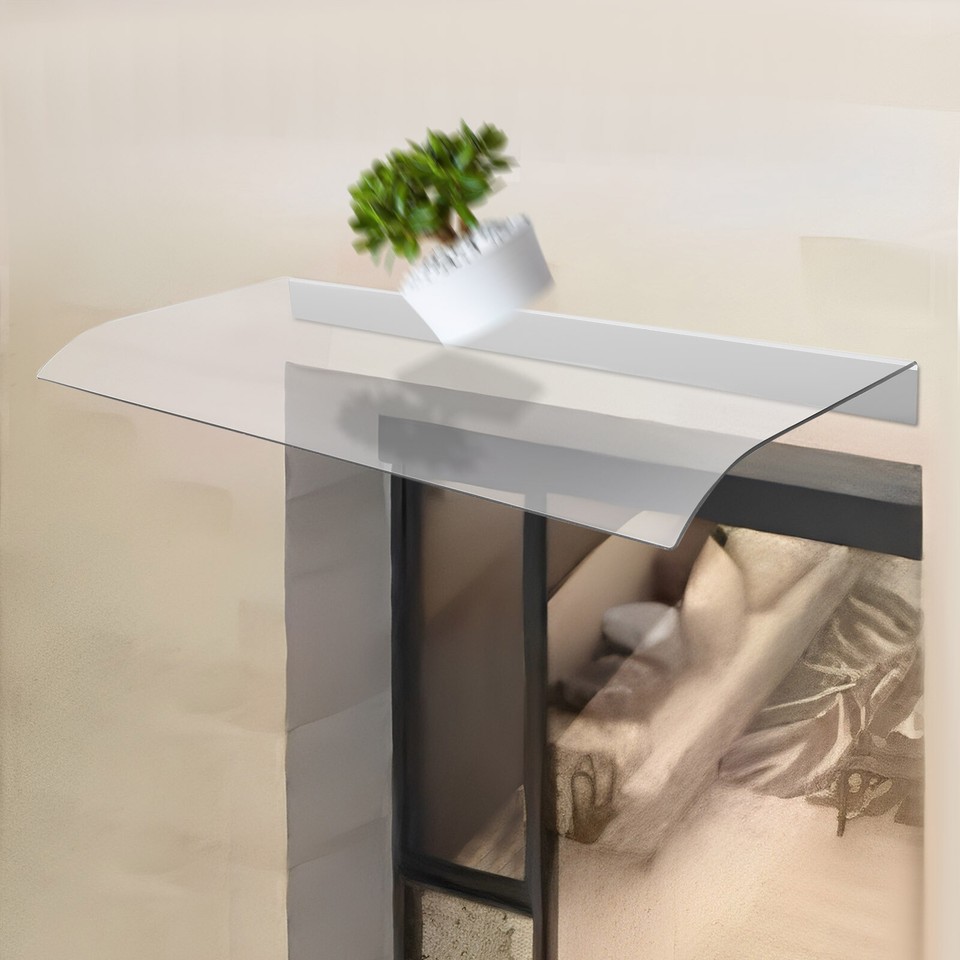 PC Front Door Window Awning Canopy Sun Shade Rain Cover UV Protect