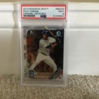 2019 Bowman Draft Riley Greene Chrome With Bat Psa9