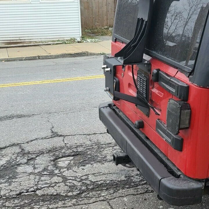 Spare Tire Carrier Wheel Mount Heavy Duty for Jeep Wrangler YJ TJ 1987-2006 Foto 4 de 4