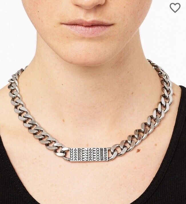 Marc Jacobs Heaven Barcode Monogram ID Chain Necklace | eBay Marc Jacobs Heaven Barcode Monogram ID Chain Necklace | eBay
