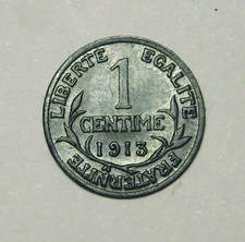 1913 France 1 Centime ***SCARCE***Nice collectable condition***