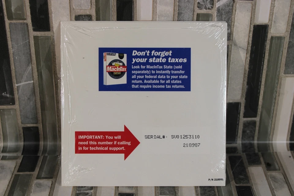 Año fiscal Quicken MacInTax 1997 para Mac OS 7,6 a 9,x Foto 2 de 2