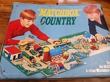 Vintage Matchbox Car Country Vinyl Carry Case 1972. Wear Damage See Photos