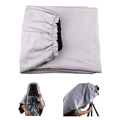 eTone Dark Cloth Focusing Hood Silver Black For 4x5 Large Format Camera Wrapping