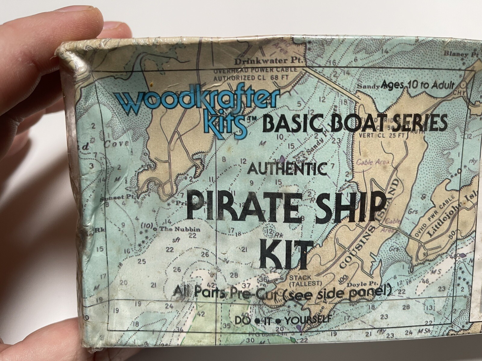 Woodkrafter Kits Basic Boat Series Authentic Pirate Ship Kit 108 NIB
