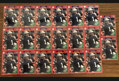  20-LOT ZACH WILSON LEAF PRO SET 2021 ROOKIE RC BYU  NEW YORK JETS   