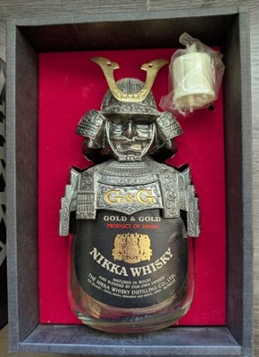 NIKKA GOLD & GOLD WHISKY NGK- 01 SAMURAI Empty Bottle With Box | eBay