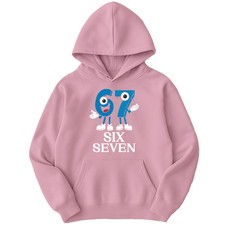 Felpa con cappuccio Six Seven 67 Meme bambino ragazzo ragazza cotone età 313 anni maglione