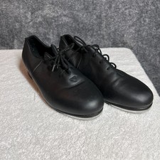 Bloch Tap Shoes 7M Black Leather Lace Up 1  Heeled 2AT 02 Shockwave