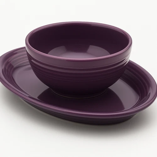 Fiesta Mulberry 7"Bistro Bowl & Serving Platters Mulberry