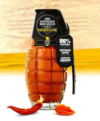 The General's Hot Sauce -2 bottles Danger Close-On sale!