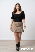 Kaki Mini Skirt