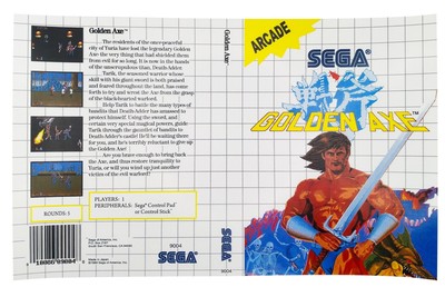 Ersatzcover   Golden Axe   Sega Mastersystem