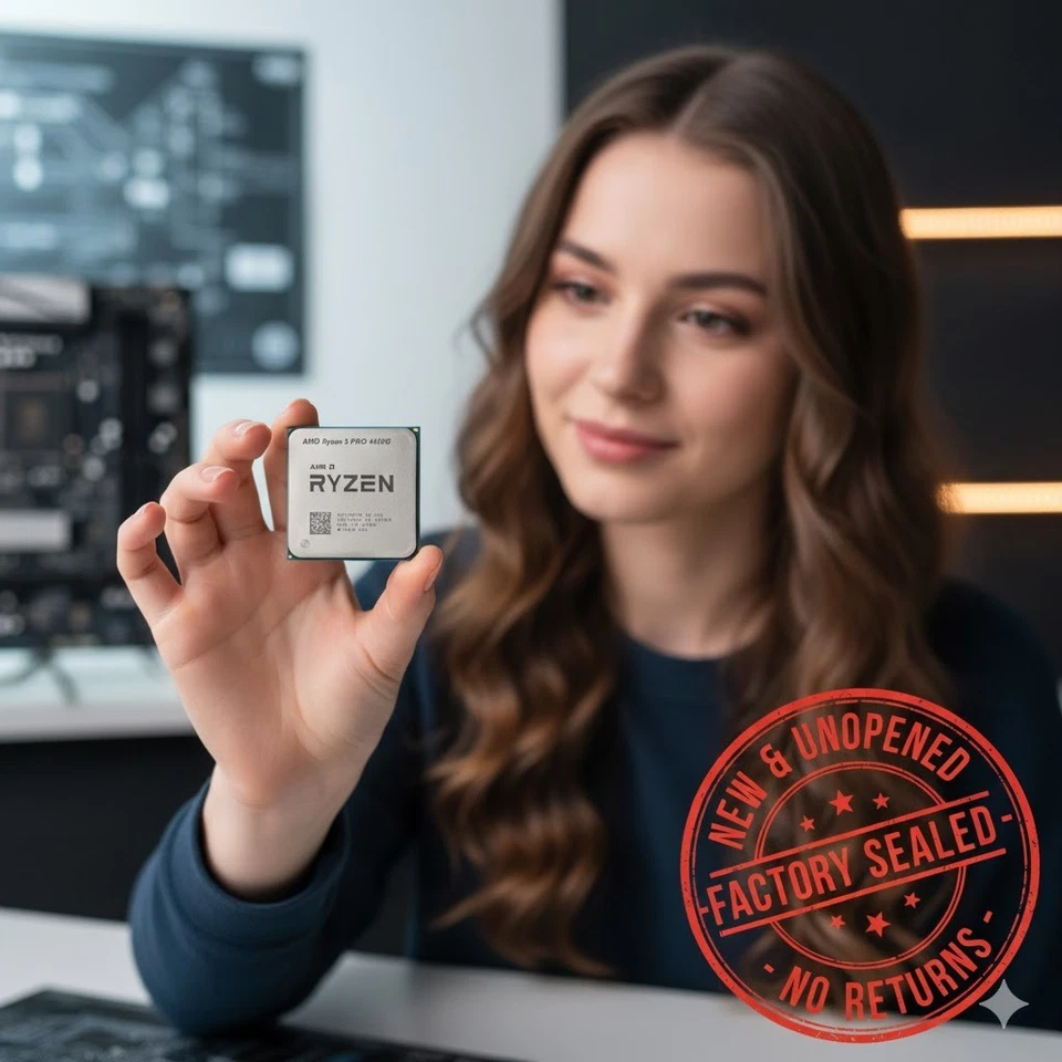 CPU AMD Ryzen 5 PRO 4650G - 6 Core 3.7GHz Socket AM4 - USATO TESTATO - GRADO A+ - Immagine 3 di 4