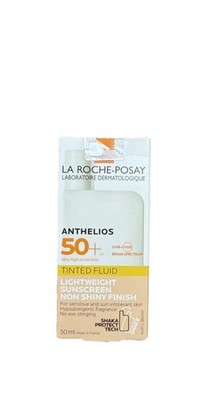 LA ROCHE-POSAY ANTHELIOUS 50+ TINTED FLUID LIGHTWEIGHT SUNSCREEN NON SHINY FINIS