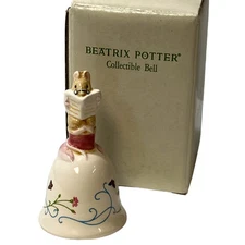 Miniature Bell Beatrix Potter Tailor Gloucester 1992 F. Warne Peter Rabbit  NIB