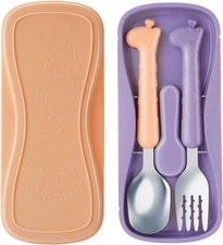 Toddler Utensils Kids Spoon and Fork Set 18/8 Stainl Steel