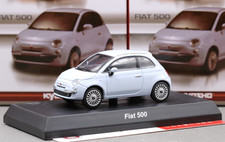 Kyosho 1/64 Fiat Collection Fiat 500 2007 City Car Blue