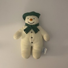 Vintage Eden The Snowman Plush Green Hat Scarf Stuffed Toy 8.5