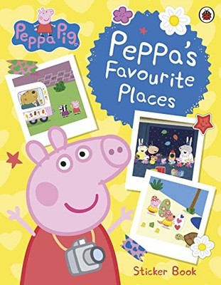 Peppa Pig -   Peppa's Favourite Places   Sticker Scenes Book - Pap - G245z