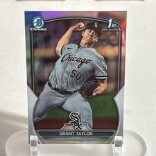 2023 Bowman Draft - Chrome Grant Taylor #BDC-8 Refractor (RC)