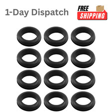 Kyuionty 12Pcs Rubber Grommets 3/4" ID 7/8" Drill Hole Wire Grommet