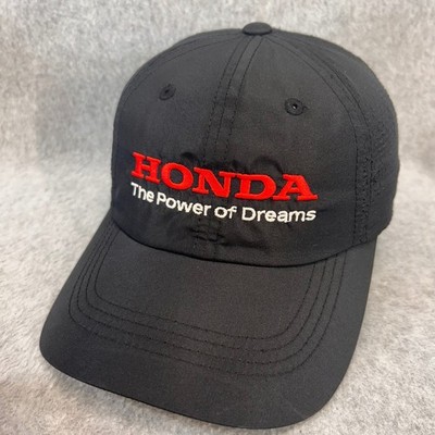 Honda Power of Dreams Mens Black Port Authority Hat Mesh Performance Cap OSFM