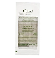 Curad Oil Emulsion Dressing 3" x 8" Non-Adherent Gauze, 8 Count