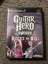 Guitar Hero Encore Rocks the 80s (Playstation PS2) Complete CIB