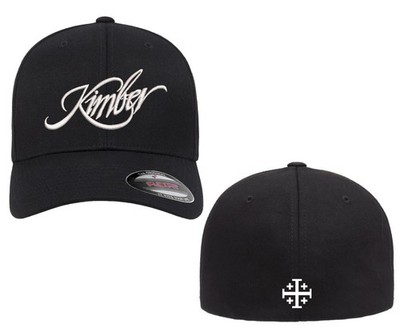 Kimber America Firearm & Jerusalem Cross Logo Embroidered Flexfit Fitted Hat