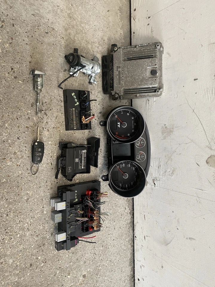 AUDI TT MK2 2.0 TFSI ECU KIT BWA DSG AUTOMATIC DSG 8J0907115N 2009 FREE POSTAGE - Image 3 of 4