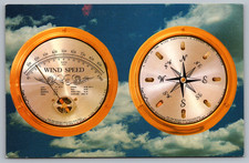 Cape Cod, Massachusetts - MA  Wind Instruments Speed Direction - Postcard
