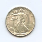 1943-P Walking Liberty Half Dollar, Nice BU Condition, Free Shipping