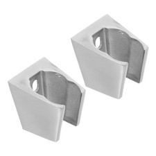 2 Pcs Shower Hand-held Wall Mount Showerhead Bracket Bathroom Supply