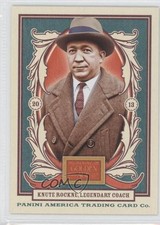 2013 Panini Golden Age Knute Rockne #18 0a6