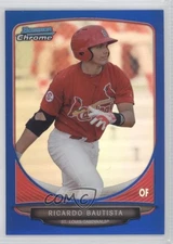 2013 Bowman Draft Picks Chrome Blue Refractor /99 Ricardo Bautista #BDPP80