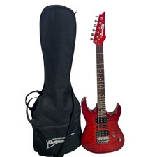 Ibanez Electric Guitar Red with Soft Case Serial ZX31679 Great Sound