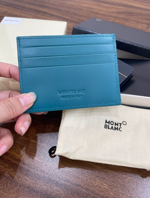 Montblanc Meisterstuck 6CC Blue Leather Card Holder Pre Order 2026