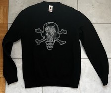 Billionaire Boys Club Ice Cream Pullover Sweatshirt Size M Skull Bones Cherry