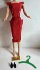 Mattel Barbie Sheath Sensation #986 Vintage 1960s Red Sheath Dress VG Near Comp