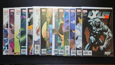 (LOT 14) EXILES #s 32 36 38 39 40 41 42 43 44 46 47 48 49 & 51 Marvel 2001 VFNM