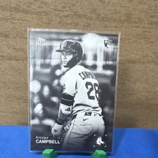 2025 Topps Black & White Kristian Campbell #061 Rookie Boston Red Sox Card