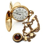 1910 Hampden Watch Co 16s 17j Wm McKinley 46mm Mens Pocket Watch #WB5318-2 — photo 1