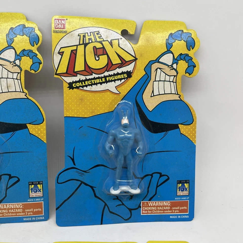 Figura de acción Bandai 1994 The Tick Collectible Chairface LOTE DE 4 NUEVO Foto 3 de 4