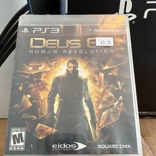 Deus Ex: Human Revolution (Sony PlayStation 3, 2011) NEW SEALED