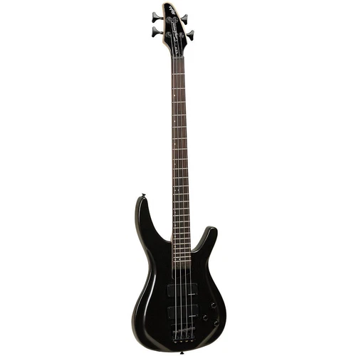 Tanglewood TE4BK Alpha 4-String Electric Bass Guitar, Metallic Black Finish - Picture 1 of 2