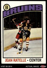 1976 Topps #80 Jean Ratelle Bruins HOF 4 - VG/EX