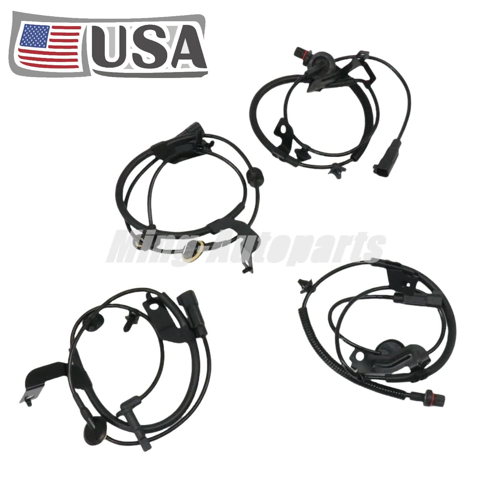 4* ABS Wheel Speed Sensor Front Rear For Dodge Caliber Jeep Compass Patriot FWD