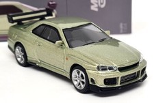 TSM 1/64 Nissan Skyline GT-R R34 TonnyKaira Rz Jade RHD 697 Diecast Model Car