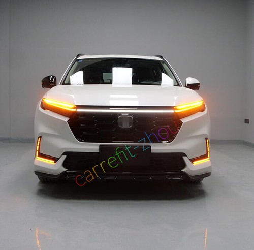 FOR HONDA CR-V CRV 2023 2024 ENGINE HOOD GRILLE LED Start Animation Light Strip - Picture 3 of 6